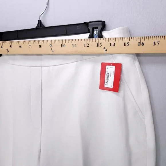 Spanx Ankle Flare Pant Comfort Elastic Waist Silver Lining Large Office Casual - Picture 6 of 15